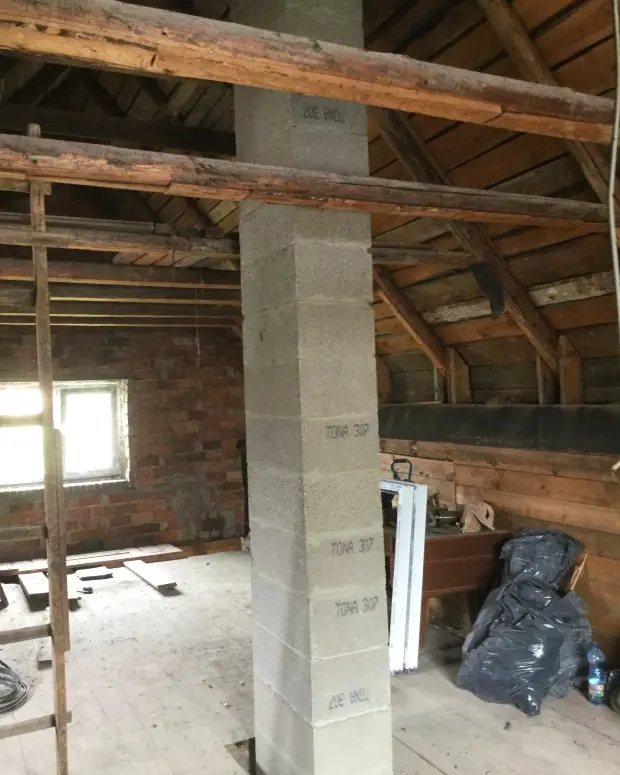 Pilt paigaldatud moodulkorstnast